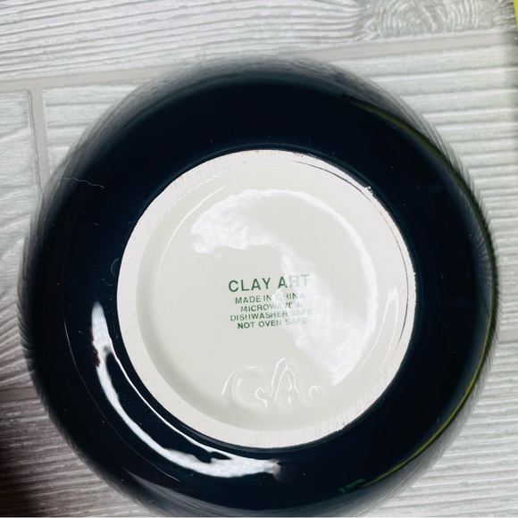 Play Art ceramic pool eight ball chips and dip bowl rack em up bowls collectable - Picture 8 of 8